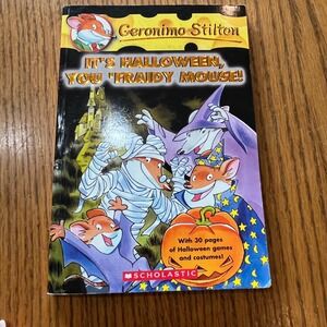 Geronimo Stilton It's Halloween‎ You Fraidy Mouse Scholastic Children's Book